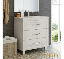 Терра - 70 Тумба с 3 ящ. белая / раковина