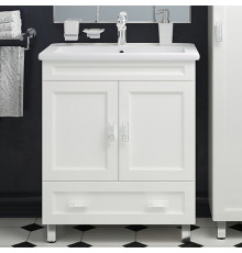 Дива - 75 Тумба белая с 1 ящ. / раковина