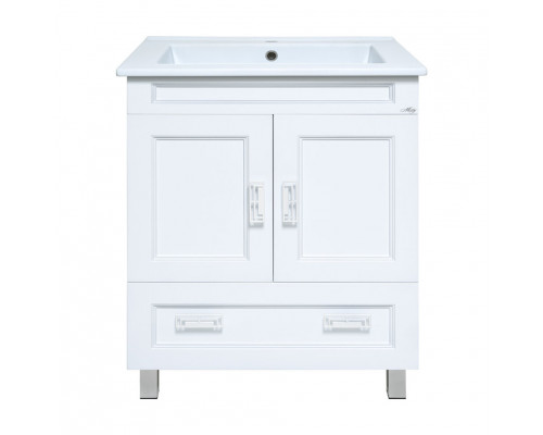 Купить Дива - 75 Тумба белая с 1 ящ. / раковина в магазине сантехники Santeh-Crystal.ru