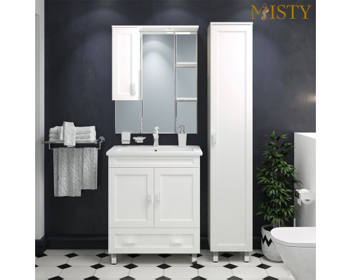 Купить Дива - 75 Тумба белая с 1 ящ. / раковина в магазине сантехники Santeh-Crystal.ru