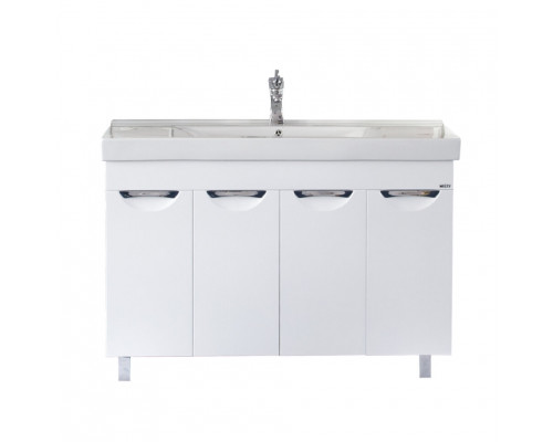 Приобрести София -120 Тумба прямая белая эмаль / раковина в магазине сантехники Santeh-Crystal.ru