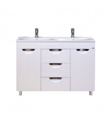 София -120 Тумба с 3  ящ. белая эмаль / раковина