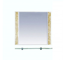 Морена - 90 Зеркало с полкой золотая мозайка