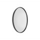 Купить Зеркало MELANA - 60 см овальное черное в магазине сантехники Santeh-Crystal.ru