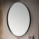 Купить Зеркало MELANA - 60 см овальное черное в магазине сантехники Santeh-Crystal.ru