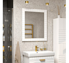 GLOSTER - 70 Зеркало в раме белое