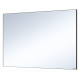 Приобрести MARS -120 Зеркало в черном матовом профиле в магазине сантехники Santeh-Crystal.ru