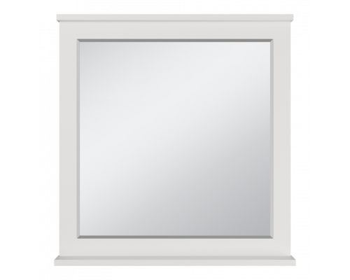 Приобрести Марта - 80 Зеркало в раме белая эмаль (глянец) в магазине сантехники Santeh-Crystal.ru