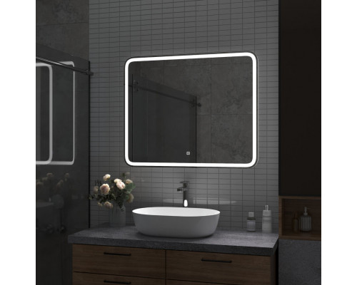 КАПЕЛЛА - 800х700 Зеркало Led.сенсор на зеркале., холод.подсветка (RUSSO ЗЛП3037)