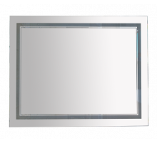 2 Неон - Зеркало LED 1000х800 сенсор на корпусе (двойная подсветка)