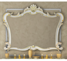 Bianco - 90 Зеркало белое сусальное золото