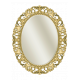 Приобрести Аврора O.1021.BA.ZA col 142 Зеркало (золото, овальное) в магазине сантехники Santeh-Crystal.ru
