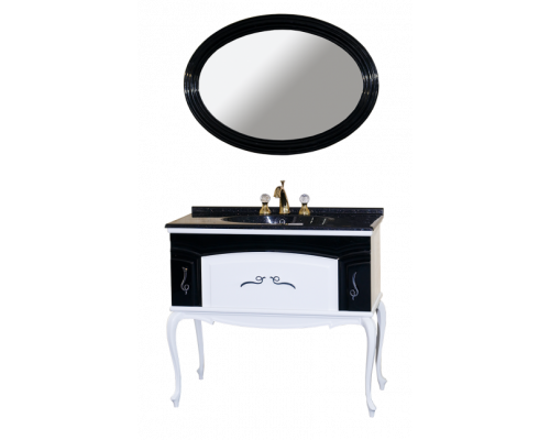 Купить Флоренция - 100 Зеркало черное в магазине сантехники Santeh-Crystal.ru