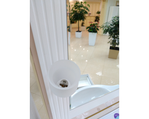 Купить Эльбрус - 90 Зеркало белая эмаль в магазине сантехники Santeh-Crystal.ru