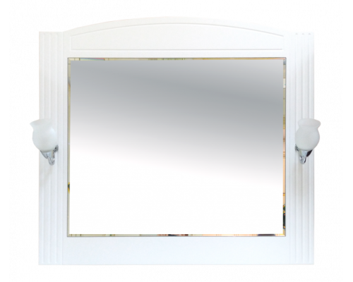 Приобрести Эльбрус -100 Зеркало белая эмаль в магазине сантехники Santeh-Crystal.ru