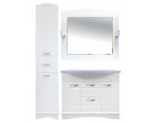 Приобрести Эльбрус -100 Зеркало белая эмаль в магазине сантехники Santeh-Crystal.ru