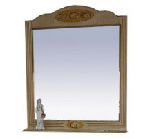 Roma - 75 Зеркало ясень патина со светильником