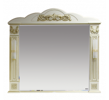 Барокко -120 Зеркало бежевое патина