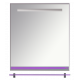 Купить Джулия - 65 Зеркало  с полочкой 12 мм сиреневое в магазине сантехники Santeh-Crystal.ru