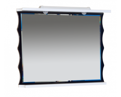 Купить Чикаго -100 Зеркало чёрно-белое со светом в магазине сантехники Santeh-Crystal.ru