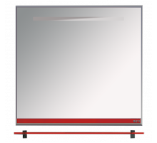 Джулия - 85 Зеркало с полочкой 12 мм красное