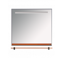 Джулия - 85 Зеркало с полочкой 12 мм оранжевое