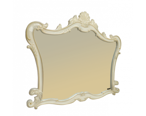 Приобрести Bianco -120 Зеркало бежевое сусальное золото в магазине сантехники Santeh-Crystal.ru