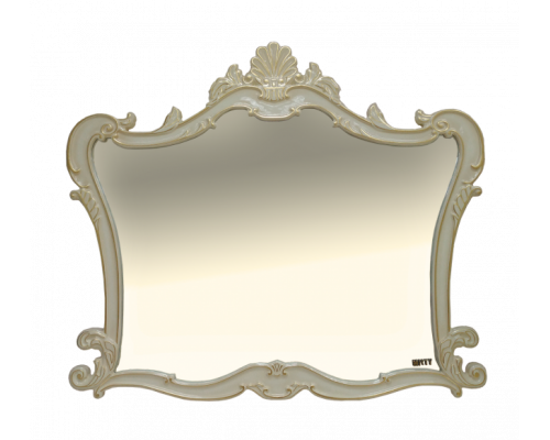 Приобрести Bianco -120 Зеркало бежевое сусальное золото в магазине сантехники Santeh-Crystal.ru