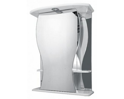 Приобрести Карина - 55 Зеркало - шкаф прав. (свет) в магазине сантехники Santeh-Crystal.ru