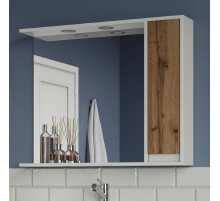 Адриана - 90 Зеркало-шкаф с полочкой правое