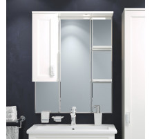 Дива - 75 Зеркало-шкаф со светом левое