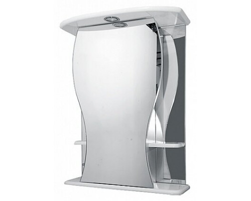 Приобрести Карина - 55 Зеркало - шкаф прав. (свет) в магазине сантехники Santeh-Crystal.ru