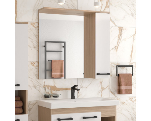 Купить Крафт - 60 Зеркало с 1 шкаф. правый О в магазине сантехники Santeh-Crystal.ru