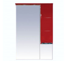 Петра  - 65 Зеркало-шкаф прав.(свет) красная эмаль