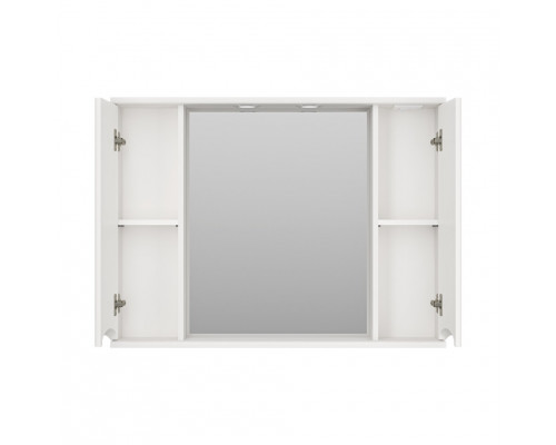 Заказать Атлантик -100 Зеркало с 2 шкаф. белый в магазине сантехники Santeh-Crystal.ru