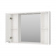 Заказать Атлантик -100 Зеркало с 2 шкаф. белый в магазине сантехники Santeh-Crystal.ru
