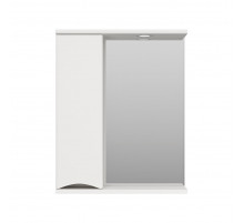 Атлантик - 60 Зеркало с 1 шкаф. белый левый