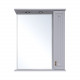 Купить Лувр - 65 Зеркало с 1 шкафчиком, прав., серое в магазине сантехники Santeh-Crystal.ru