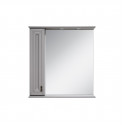 Лувр - 85 Зеркало с 1 шкафчиком, лев., серое