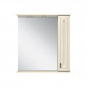Лувр - 85 Зеркало с 1-м шкафчиком, прав.,  слоновая кость