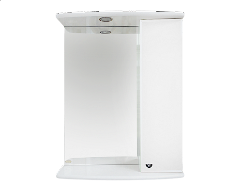 Приобрести АСТРА-50 зеркало-шкаф прав. (свет) в магазине сантехники Santeh-Crystal.ru