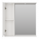 Купить Атлантик - 70 Зеркало с 1 шкаф. белый левый в магазине сантехники Santeh-Crystal.ru