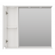 Приобрести Атлантик - 80 Зеркало с 1 шкаф. белый левый в магазине сантехники Santeh-Crystal.ru