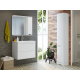 Приобрести Атлантик - 80 Зеркало с 1 шкаф. белый левый в магазине сантехники Santeh-Crystal.ru