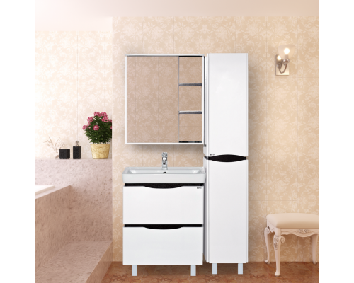 Заказать Венера - 55 Зеркало-шкаф лев. со светом комбинированное в магазине сантехники Santeh-Crystal.ru