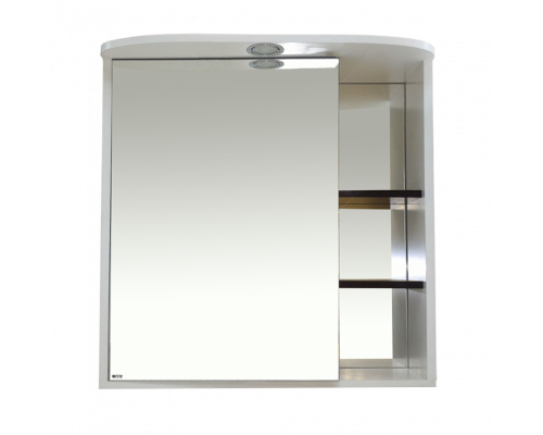 Приобрести Венера - 80 Зеркало-шкаф лев. со светом комбинированное в магазине сантехники Santeh-Crystal.ru