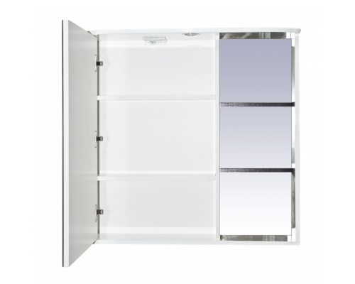 Приобрести Венера - 80 Зеркало-шкаф лев. со светом комбинированное в магазине сантехники Santeh-Crystal.ru