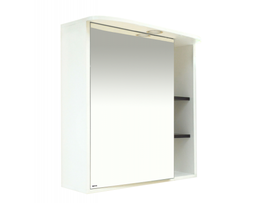 Приобрести Венера - 80 Зеркало-шкаф лев. со светом комбинированное в магазине сантехники Santeh-Crystal.ru