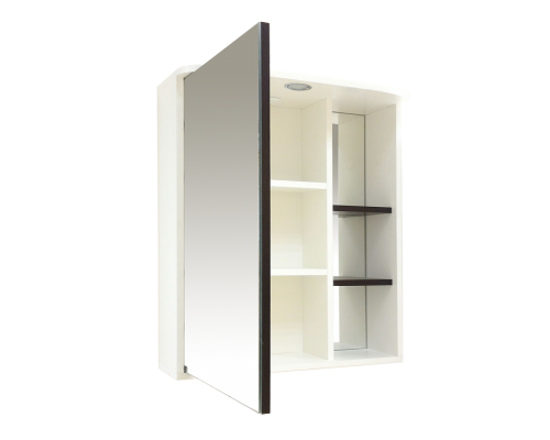 Приобрести Венера - 80 Зеркало-шкаф лев. со светом комбинированное в магазине сантехники Santeh-Crystal.ru