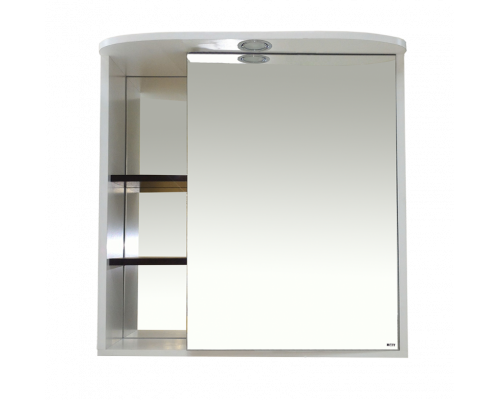 Купить Венера - 80 Зеркало-шкаф прав. со светом комбинированное в магазине сантехники Santeh-Crystal.ru